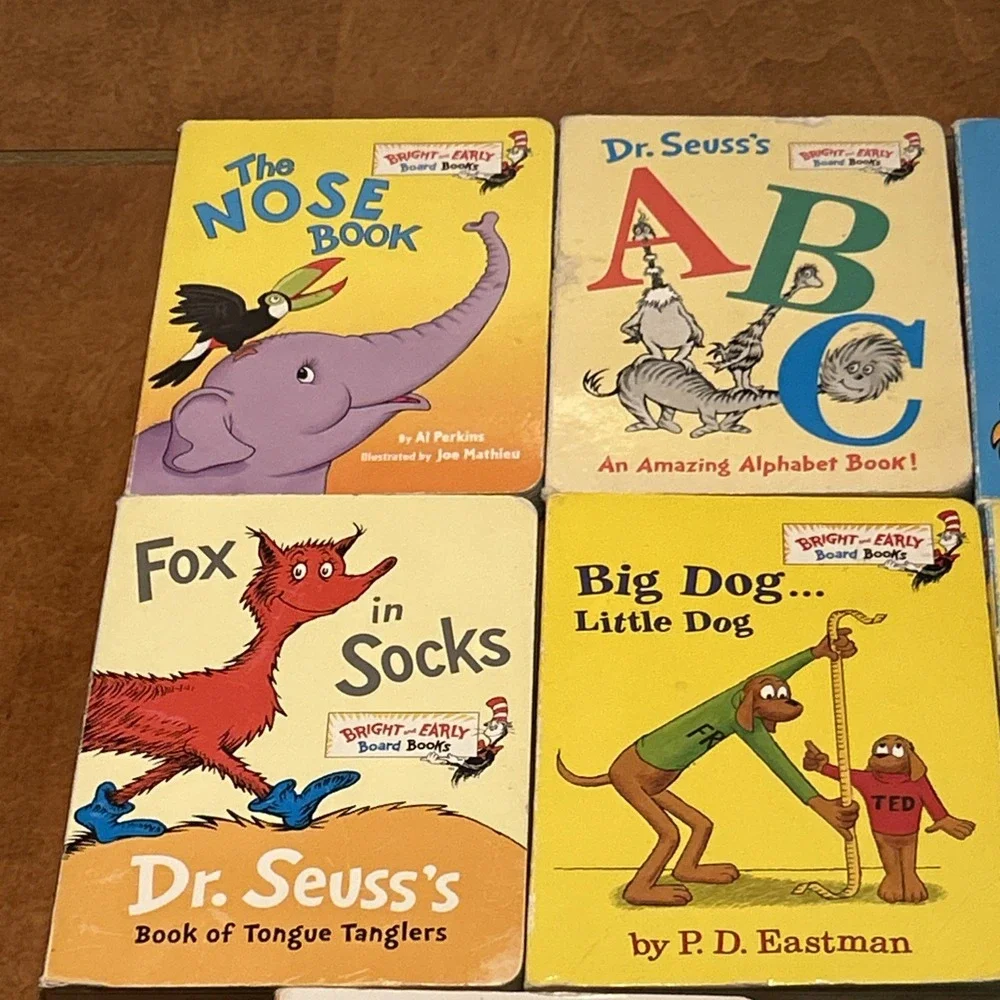 Bright and‎ Early Board Book Lot of 8 Small Dr Seuss Board Books